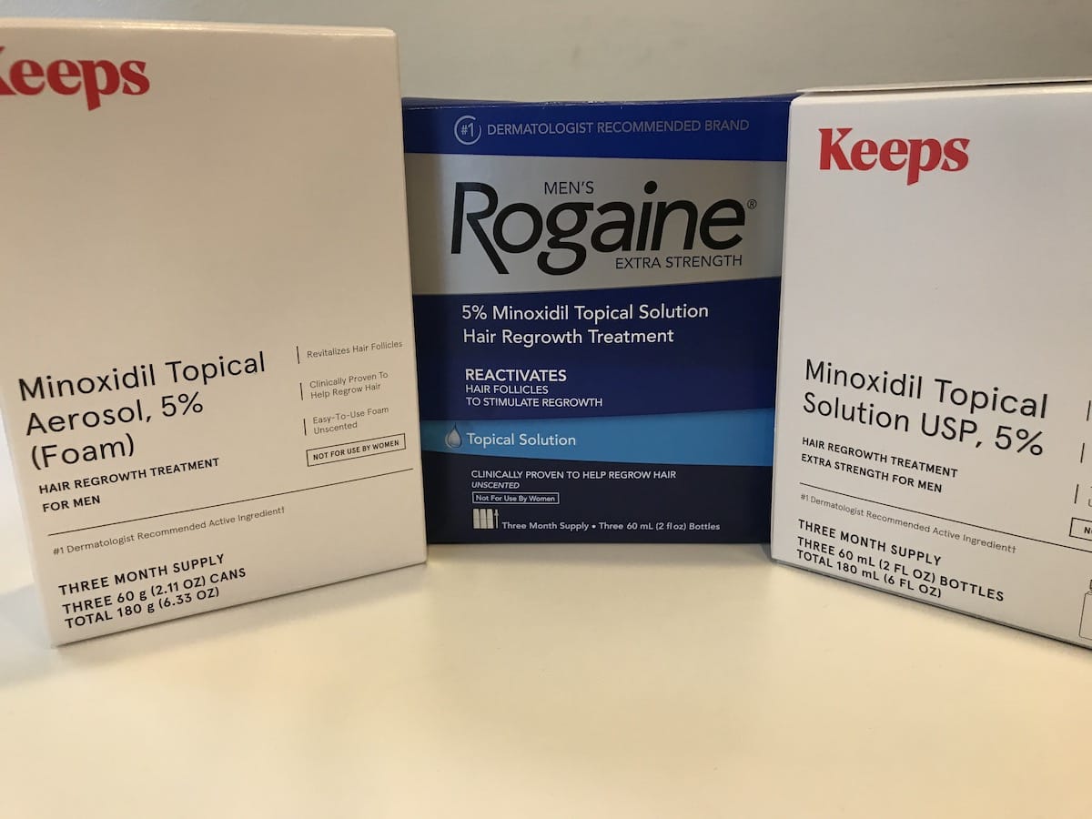 Rogaine vs Keeps: Which Minoxidil is Best for Men?