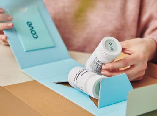 Cove Migraine Relief bottles