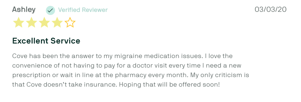 Cove Migraine Review
