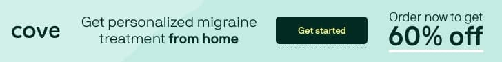 Cove personalized migraine treatment offer