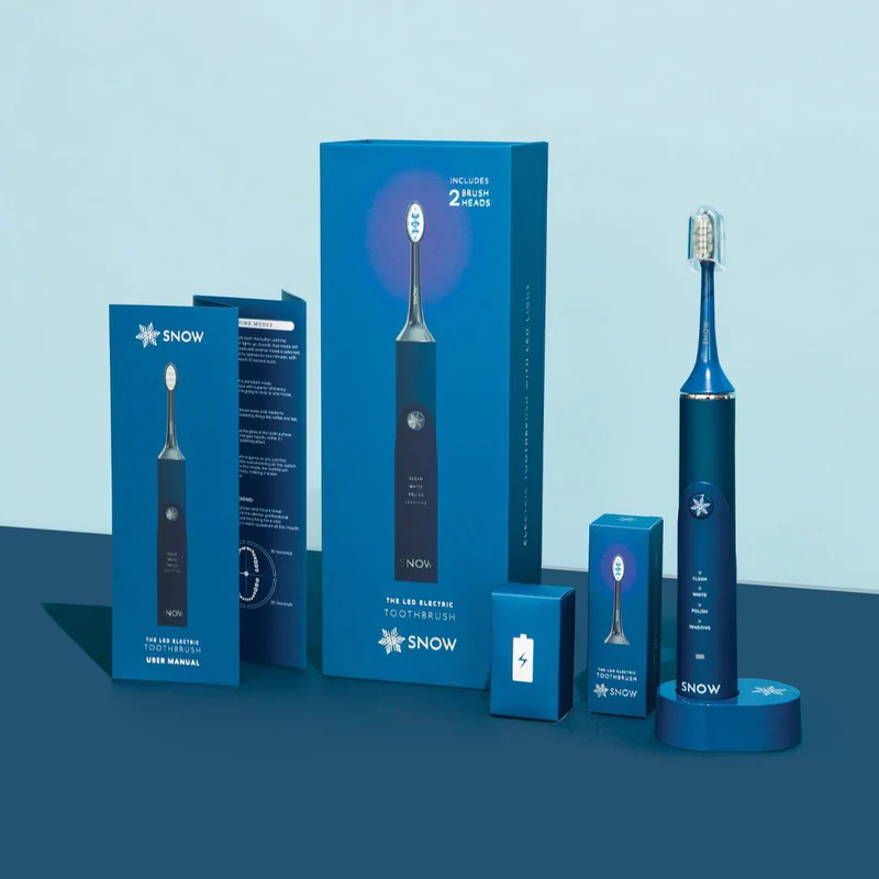 snow whitening toothbrush