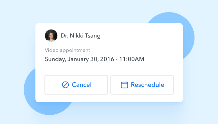 dr nikki video appointment