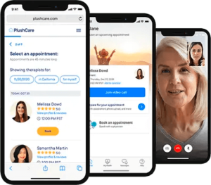 PlushCare online appointment details