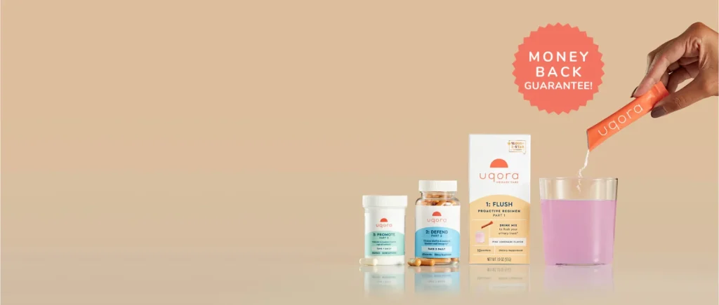 Uqora UTI treatment products