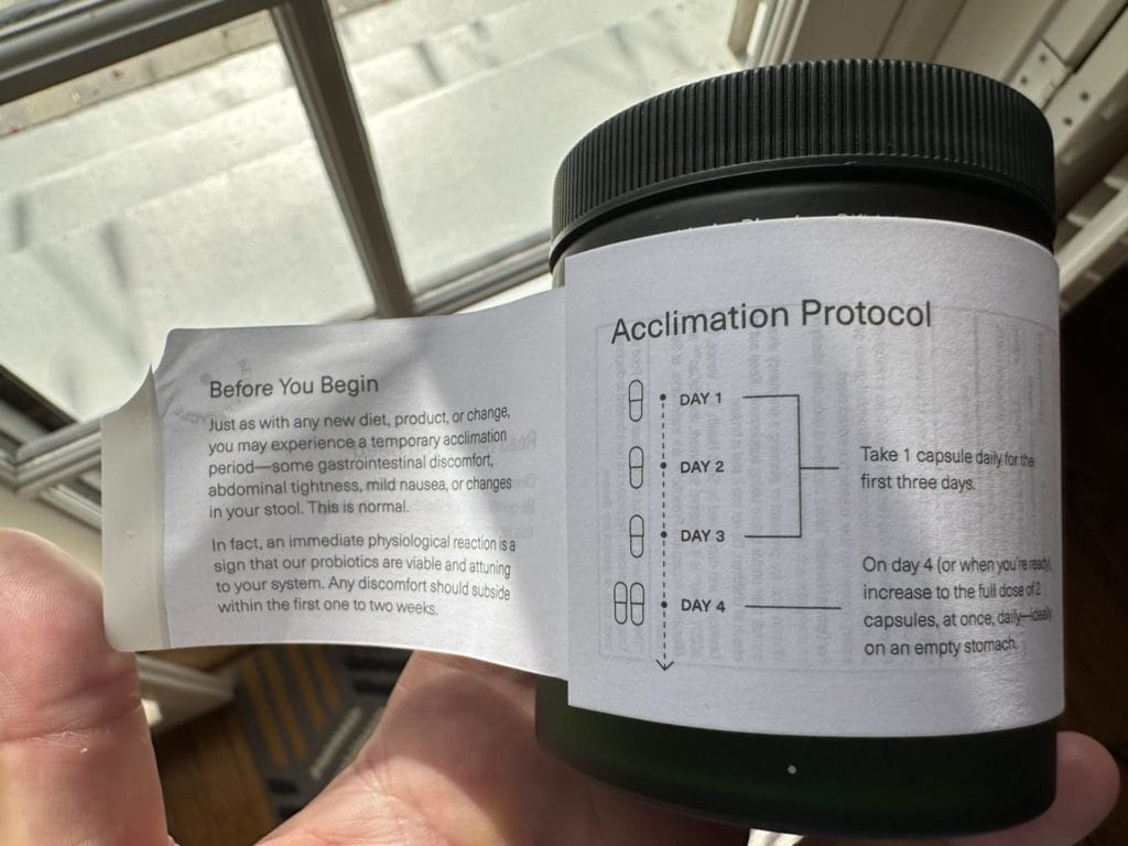 seed health probiotic label