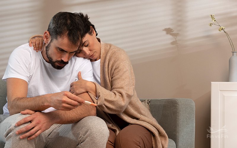 couple suffering from infertility